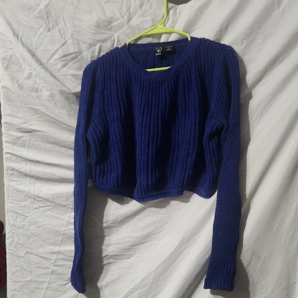 Windsor Royal Blue Ribbed Sweater